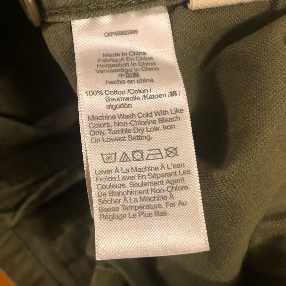 Madewell Northover Utility Jacket in Desert Olive Size XL - Picture 10 of 10